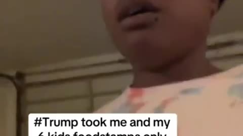 Trump Is Taking Away Her Kid's Foodstamps!