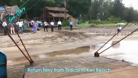 Keri Tiracol Ferry, Ferry Travel to Tiracol, Goa Travel Vlog, July-Aug 2018