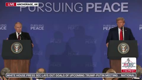 TRUMP AND PUTIN PRESSER ALASKA