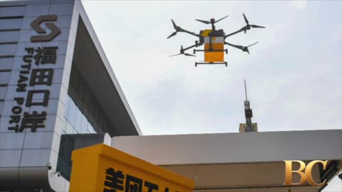 China’s fleet of flying taxis and food drones in new ‘low-altitude economy’