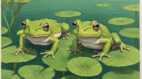 Para Katak dan Kodok ✨ Cerita pengantar tidur - Dongeng - Buku pendek yang diceritakan