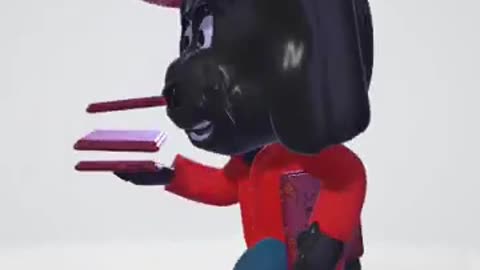 Lexi: your pizza will arrive in a flash, 3D model full view