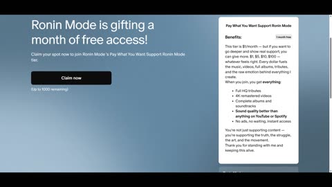 30 Days A True Gift for The Fans 100% Free!
