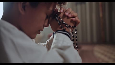 People Praying - Doing Prayer with Hands, Faith in God!