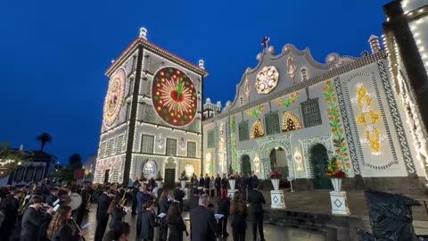 LIVE: Santo Cristo Inauguração da iluminação Ponta Delgada, São Miguel Açores Portugal - 23.05.2025