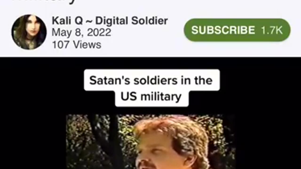 SATAN'S SOLDIERS IN THE U.S. MILITARY