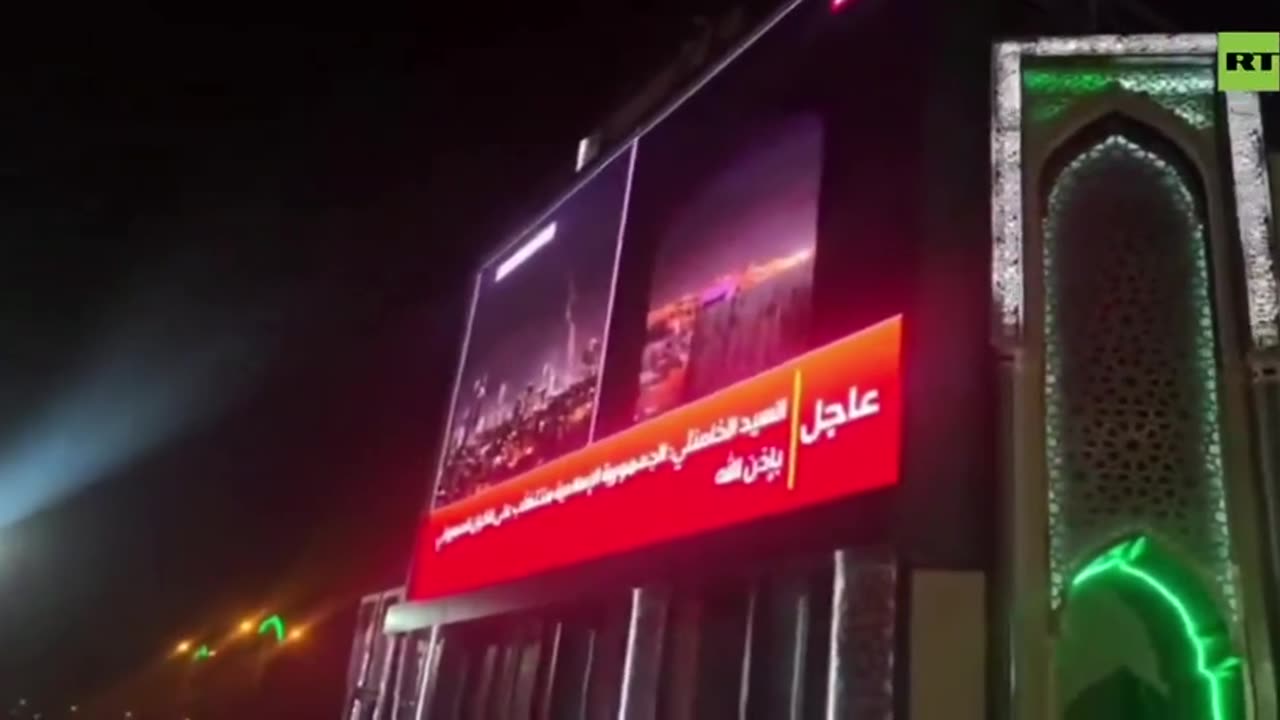 Yemenis watch strikes on Israel on big screen. 21st century war.