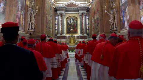 Black smoke signals inconclusive first vote from conclave