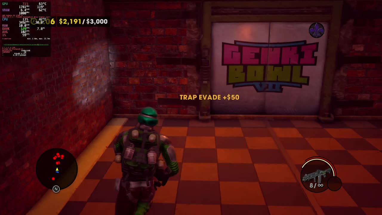 Saints Row the Third co op is buged but funny linux