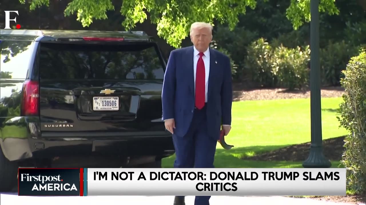 Trump Says He Is Not A Dictator, Defends Troop Deployment In Washington - Firstpost America - N18G