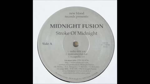 Midnight Fusion - Stroke Of Midnight VA 1995 HD