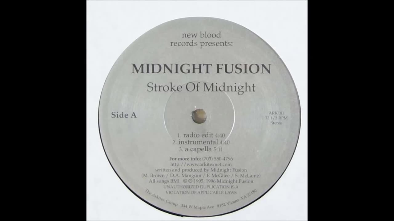 Midnight Fusion - Stroke Of Midnight VA 1995 HD
