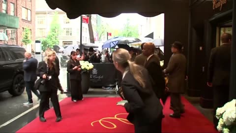 Stars Make a Statement: Departing The Carlyle for the Met Gala’s Red Carpet