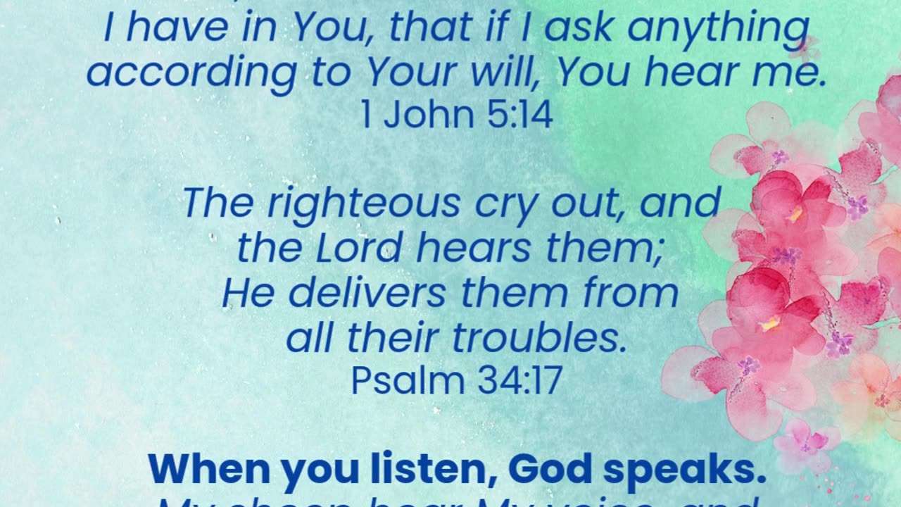 God is always listening