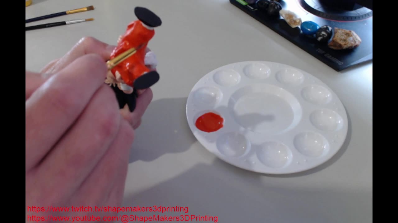 Hand Painting Goku Figurine Time Lapse