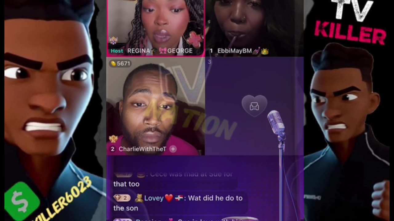 PINK TABLE TALKS TRAP CEECEE & LYSOL