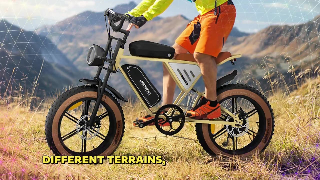 JANSNO X70 Electric Bike 750W Motor 48V 34AH Battery 20*4.0 In Fat Tire Electric Bike