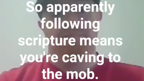 This is not caving to the mob.