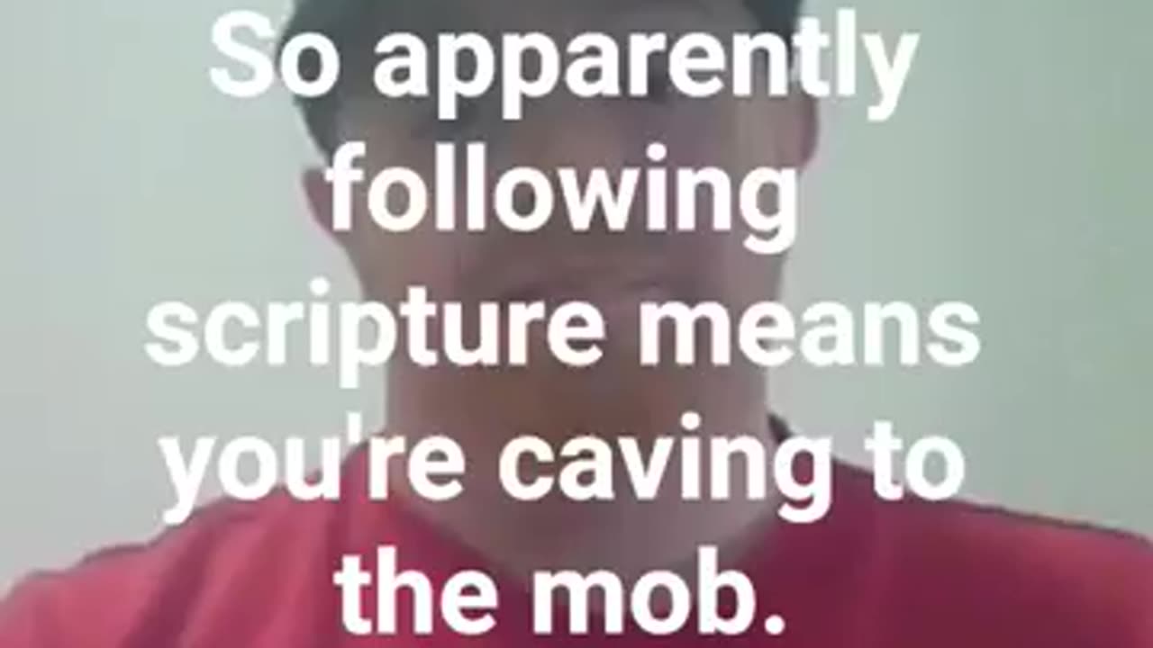 This is not caving to the mob.
