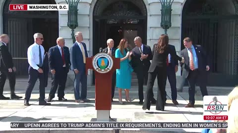WATCH FULL: Secretary Rollins, Secretary Hegseth, and AG Pam Bondi Hold a Press Conference - 7/8/25