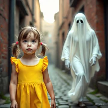 A CHILD WALKING NEAR IN GOEST