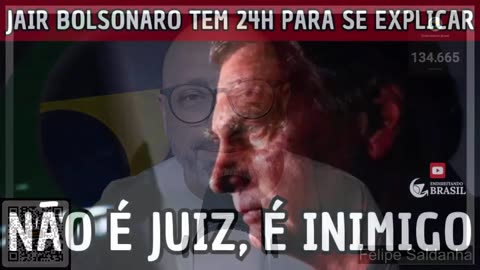 MORAES DÁ PRAZO DE 24 HORAS PARA JAIR BOLSONARO EXPLICAR DESCUMPRIMENTO DE CAUTELARES