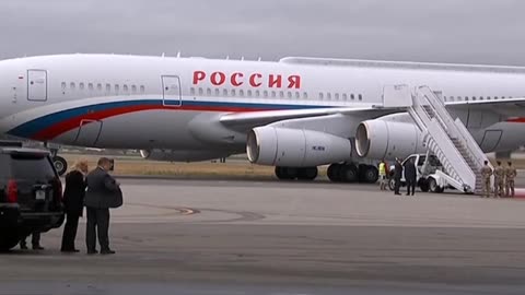 Primeras imágenes de Putin en Alaska