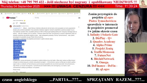 5120 - Aga Kaw96 - nikt nam niezleca aby ostrzegać ludzi przed P. Tymochowiczem 👮‍♀️ 04.09.2025