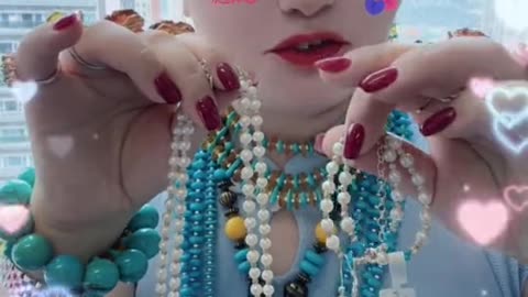 250509-15 Fantastic Set: Natural Turquoise & Pearls