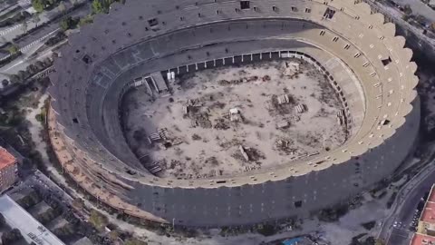 The World's Biggest Uncompleted Football Stadium