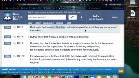 6/29/25 1Ti 1:7-12 Why did the OT Law come? Rom 5:12-13
