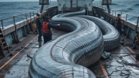Sea Serpent Hauled Aboard During Storm Myth Comes Alive!