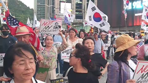 250711... 2 중국대사관 앞 부정선거 집회.