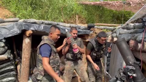 💣🎯 Cambodia Thailand War | RTM Mortar Team Shells Cambodian Positions at Border | RCF