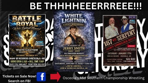 THIS SATURDAY WHITE LIGHTNIN MEMORIAL SHOW!!