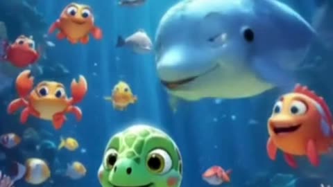 🐢✨ **"Toby the Tiny Turtle’s Magical Journey – Animated Ocean Adventure for Kids