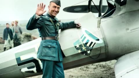 Eddie Rickenbacker brought to life using AI