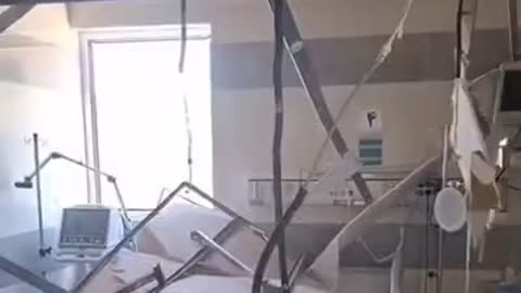 The Most recent footage from the terrorist Israeli attack on a hospital in Iran
