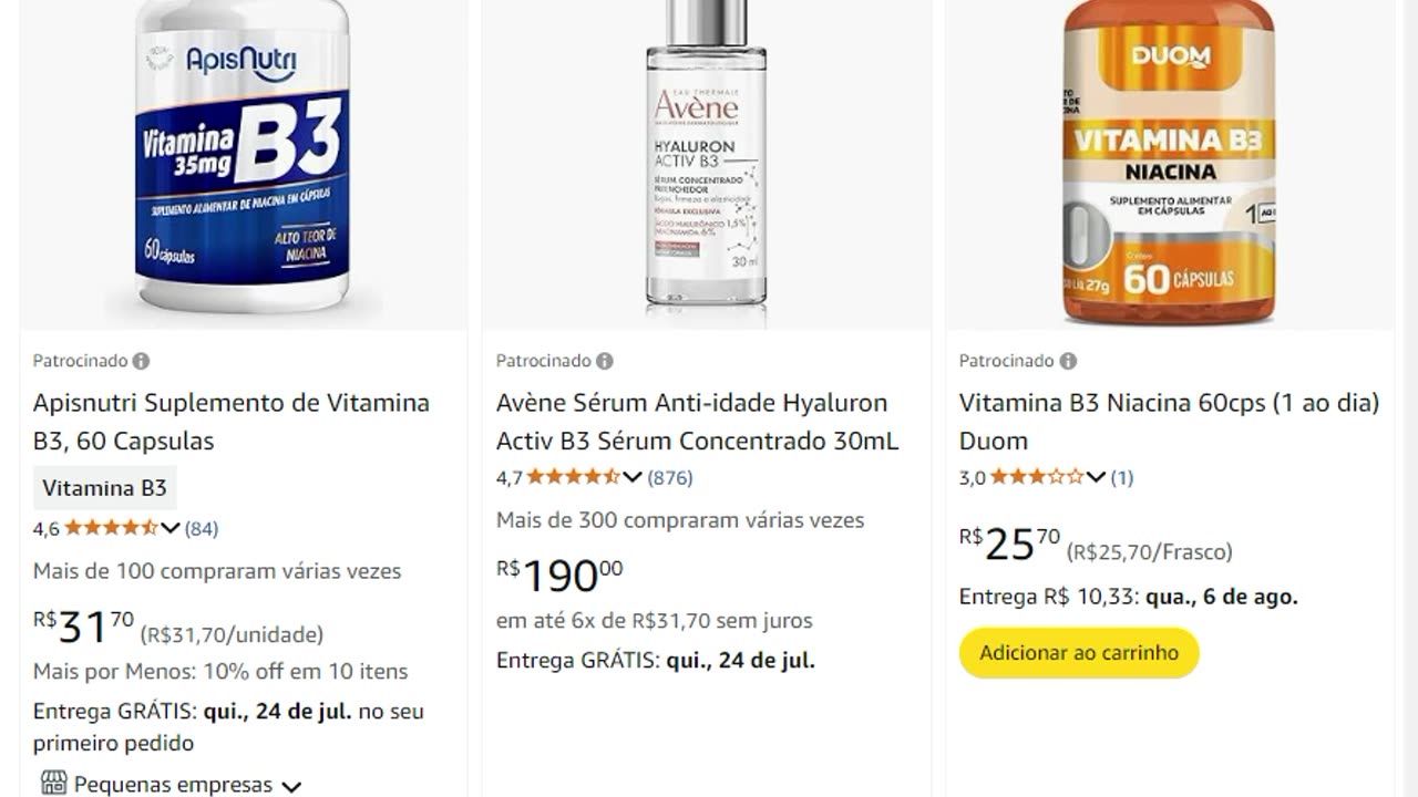 Apisnutri Suplemento de Vitamina B3, 60 Capsulas