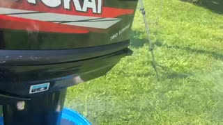 Mid Michigan built in fuel tank & outboard 30 hp demonstration