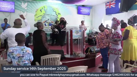Sunday service 14th September 2025