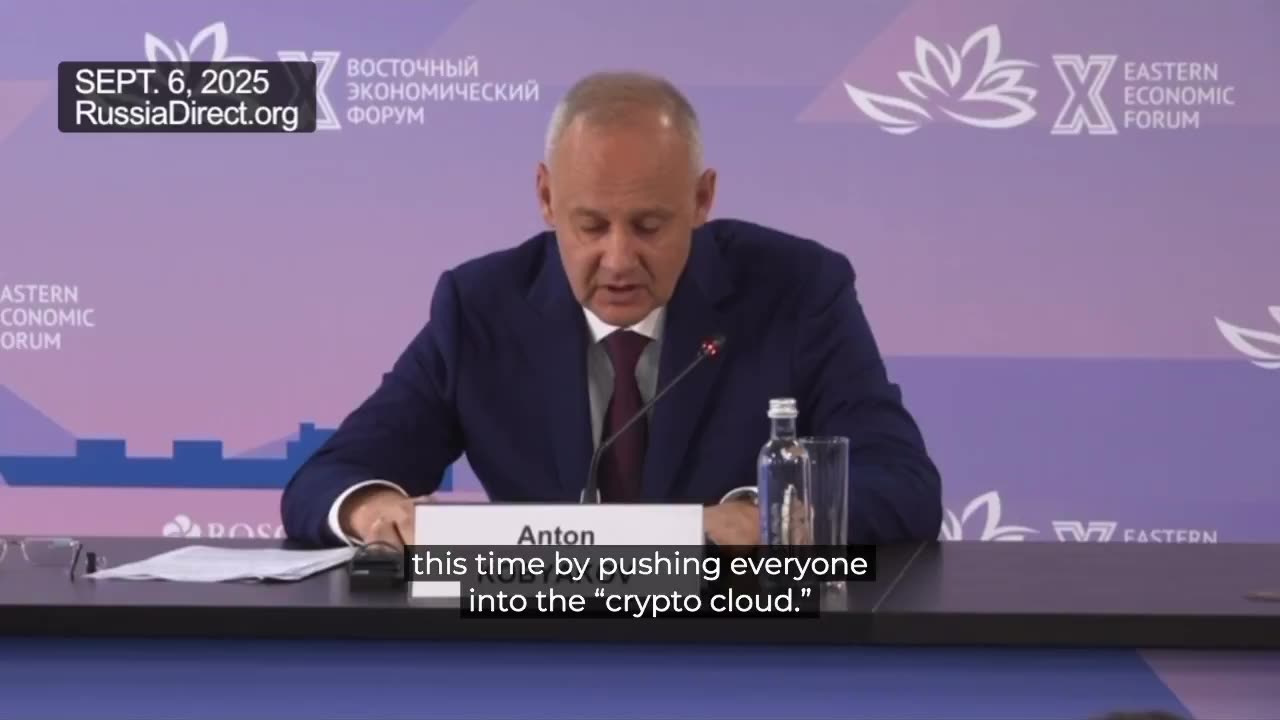Putin’s advisor Kobyakov - The U.S. has devised a crypto scheme to erase its massive debt at the world’s expense.