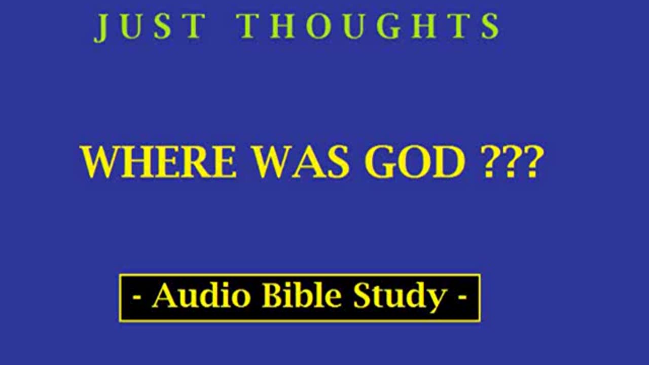 Just Thoughts - Where was God? (2012) Retro