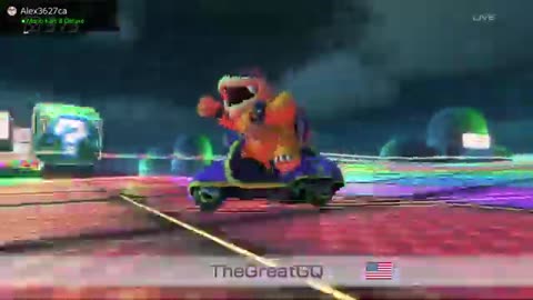 7_21_22 edition of Mario Kart 8 Deluxe. Racing with TheGreatGQ #VTVSummerBreak Part 1 of 2