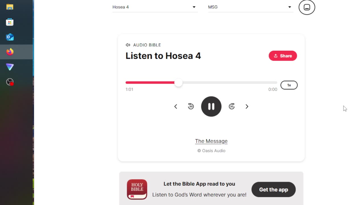 Hosea 4 reading