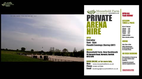 Mousehold Farm All Weather Riding arena