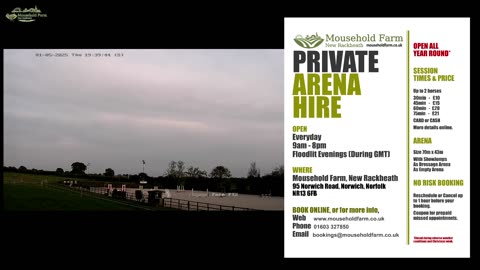 Mousehold Farm All Weather Riding arena