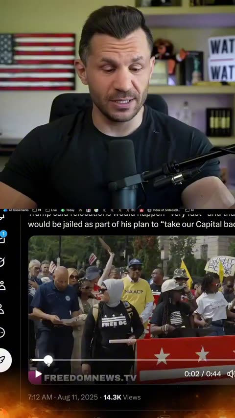 Protest Erupts in D.C.: Trump, “Rent-a-Mob,” and the Free City Showdown!-Robert Gouveia Reports