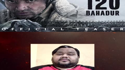 120 Bahadur Trailer Review in 3 minutes ⚡ | Shorts Reaction