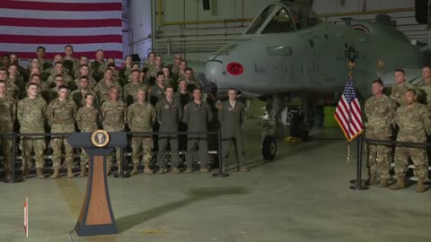 LIVE: President Trump Addresses MI National Guard...